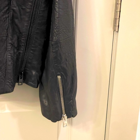 Stunning Zadig & Voltair Black Leather Jacket! Lamb skin - Picture 8 of 15
